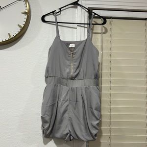 Silver romper